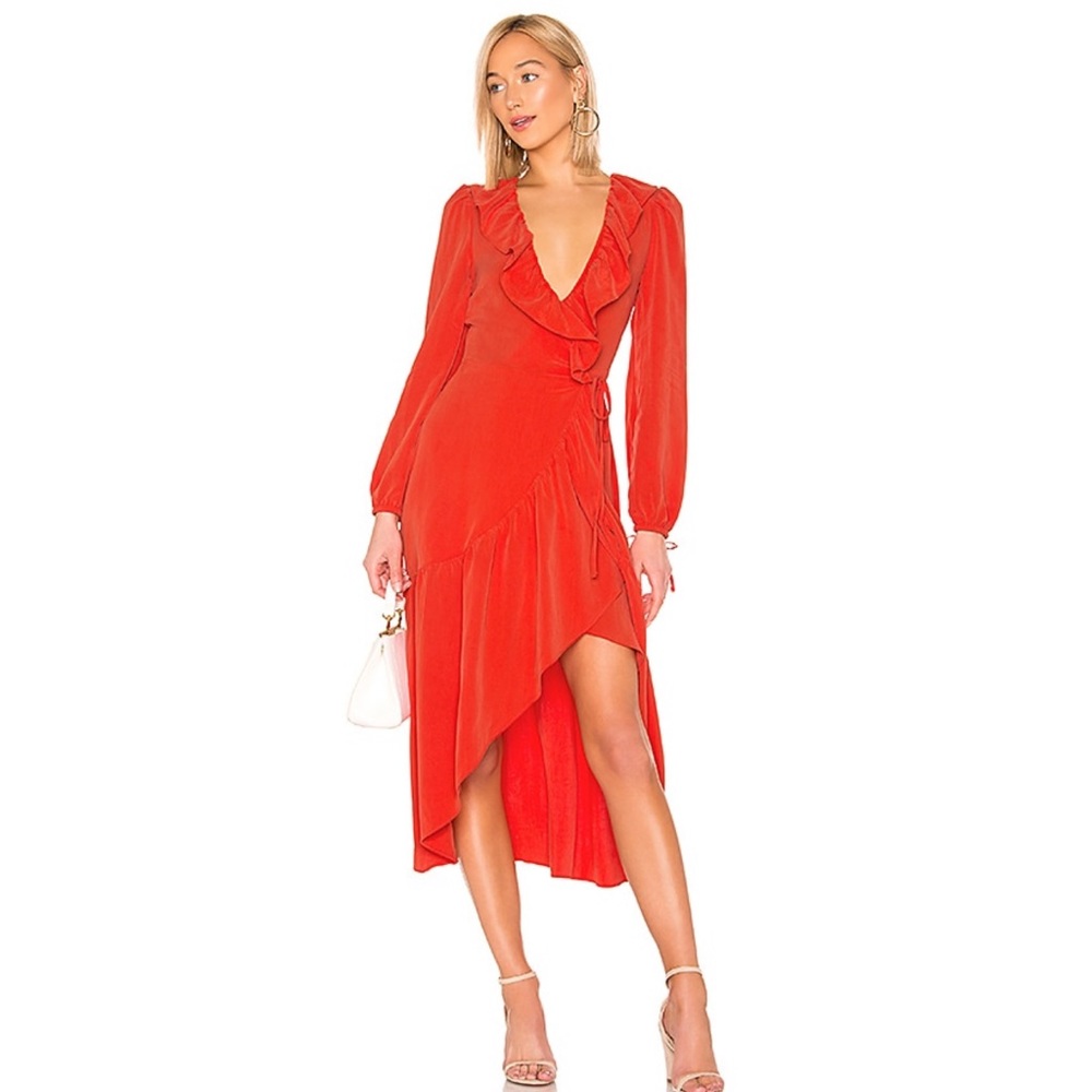 Red Wrap Tularosa Dress